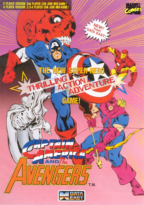 Captain America and the Avengers - игра для сега, sega mega drive (Genesis) Captain America and the Avengers - игра для sega